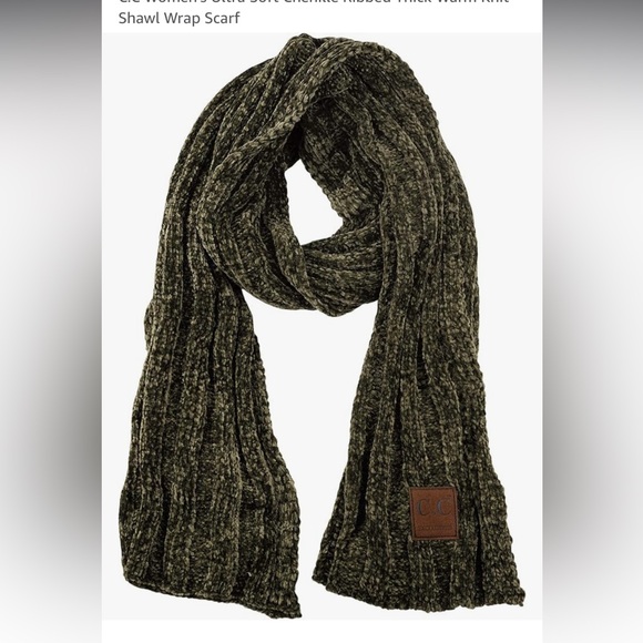 CC hat and scarf Olive NWT - Picture 11 of 13